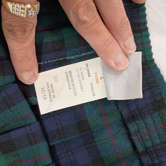 Vintage Jantzen Classics Plaid Pleated MIdi Skirt - Picture 7 of 7